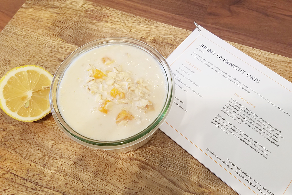 McKel Hill and Fresh's Overnight Oats Recipe